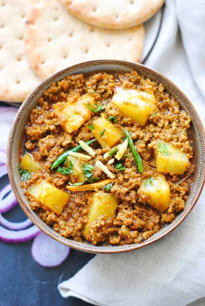 Beef Qeema Aloo