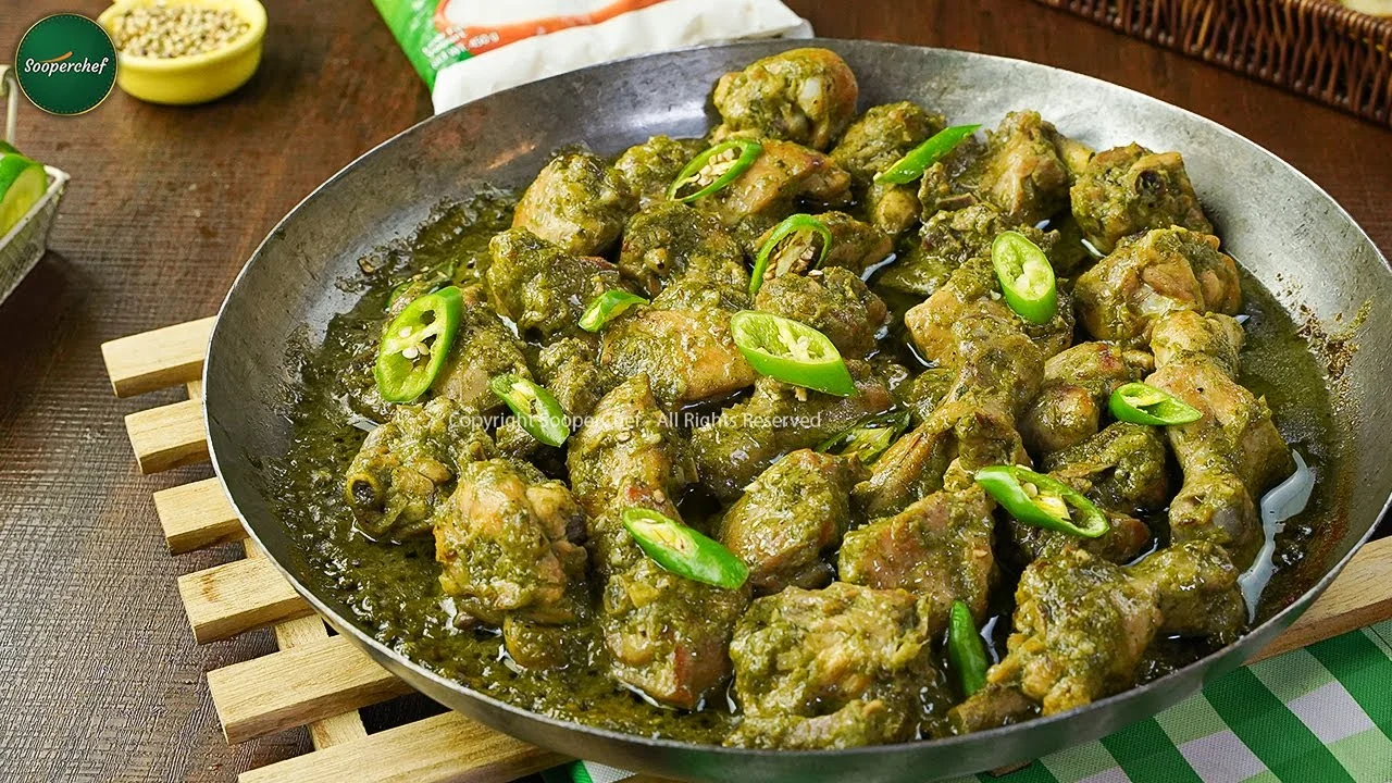 Chicken Green Chilli Karahi