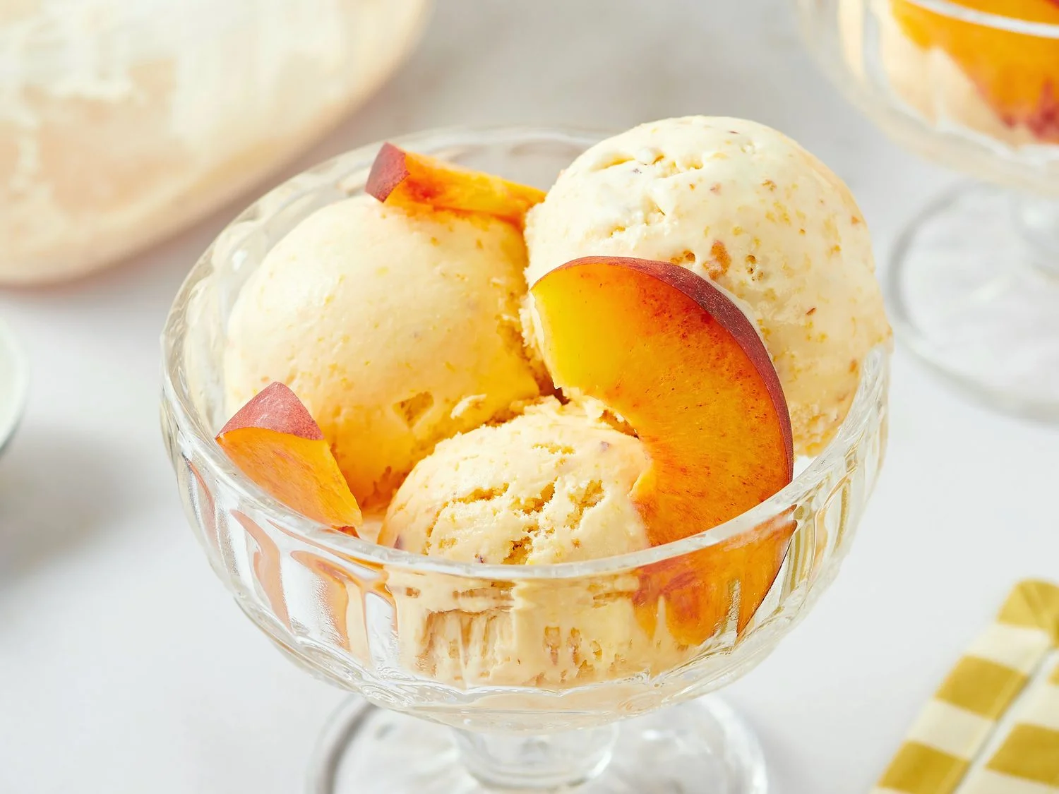 Cup fruit ice cream(Peach)